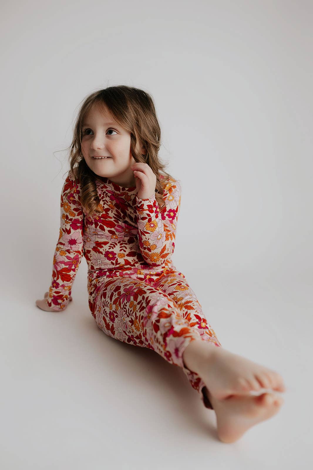 Wild Child Flower Jammies Kids Pjs & Lougewear: Newborn - 3 Montths
