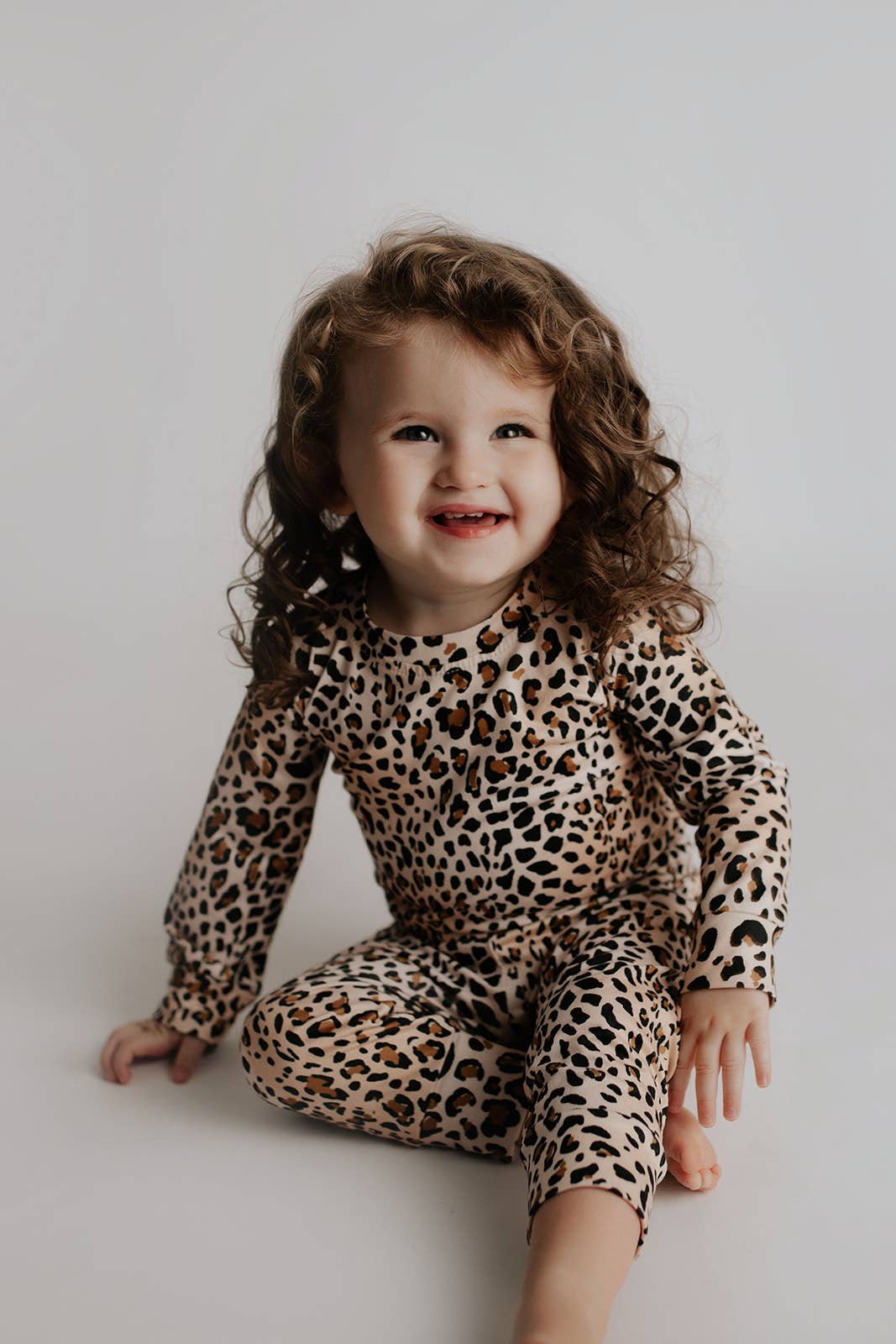 Leopard Jammies Kids Pjs and Lougewear: Newborn - 3 Montths