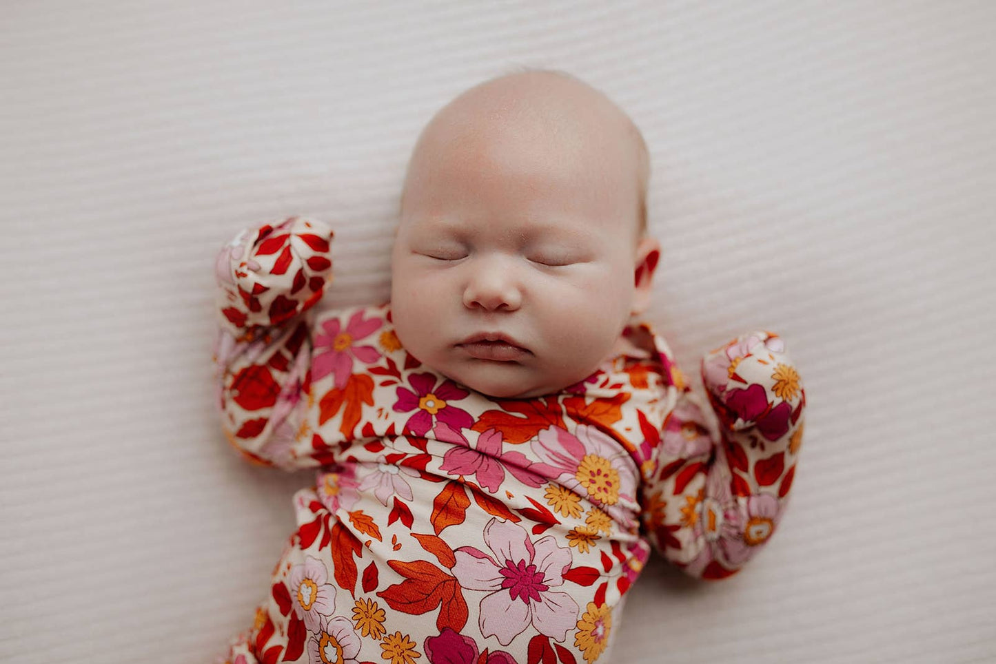 Wild Child Flower Jammies Kids Pjs & Lougewear: Newborn - 3 Montths