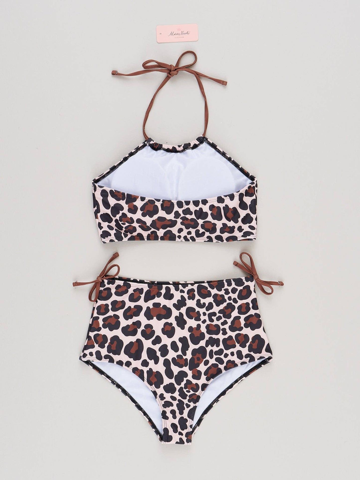 Leopard Halter Swimsuit