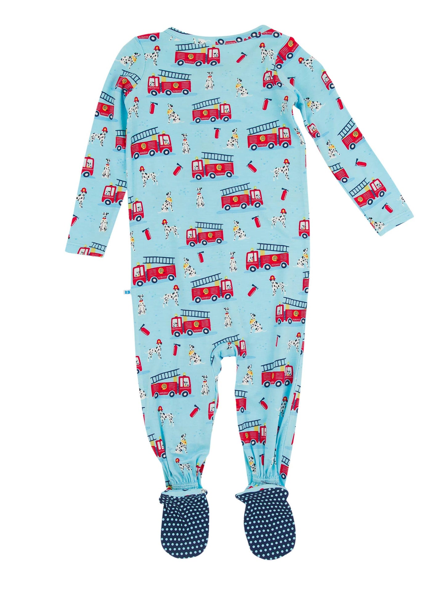 Paws To The Rescue Bamboo Viscose Footed One Piece Pajama