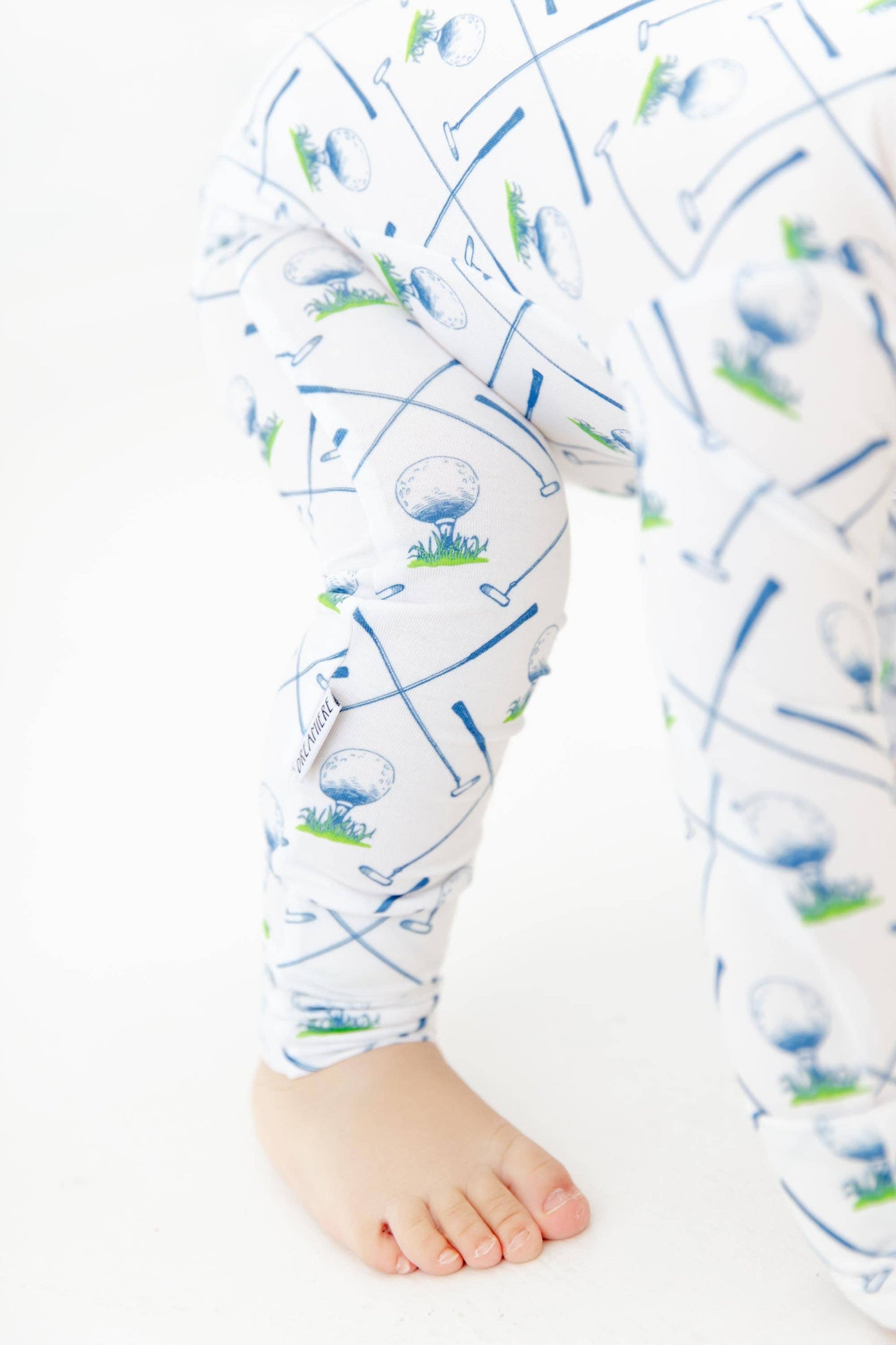 Perfect By Par Golf Baby Bamboo Convertible Footie Pajamas