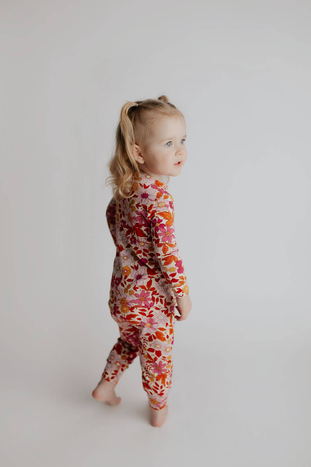 Wild Child Flower Jammies Kids Pjs & Lougewear: Newborn - 3 Montths