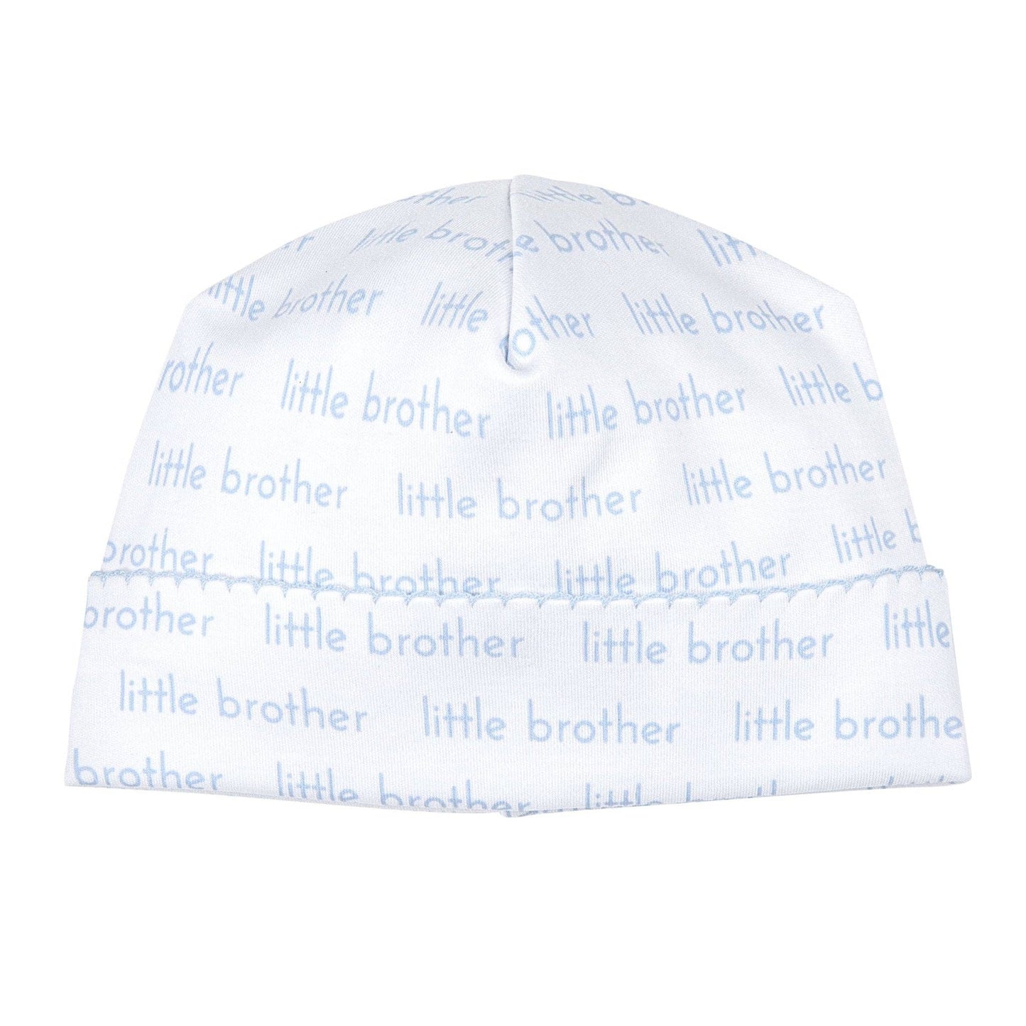 Little Brother Print Hat: Newborn