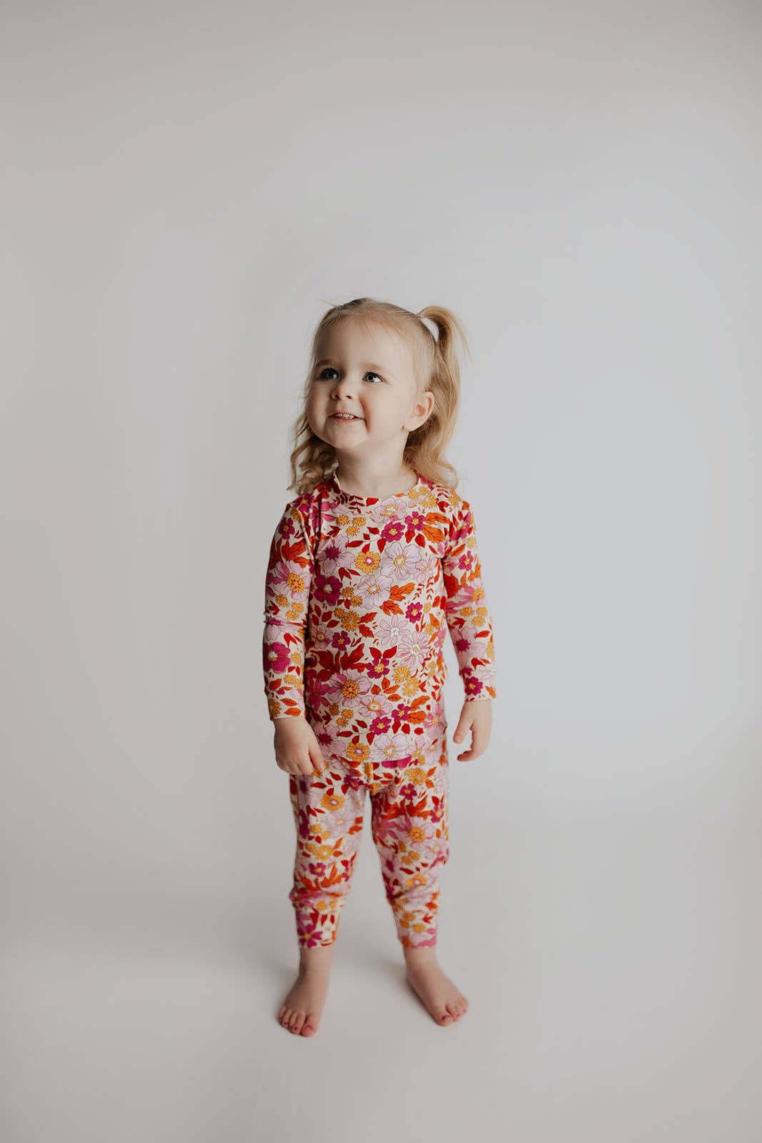 Wild Child Flower Jammies Kids Pjs & Lougewear: Newborn - 3 Montths