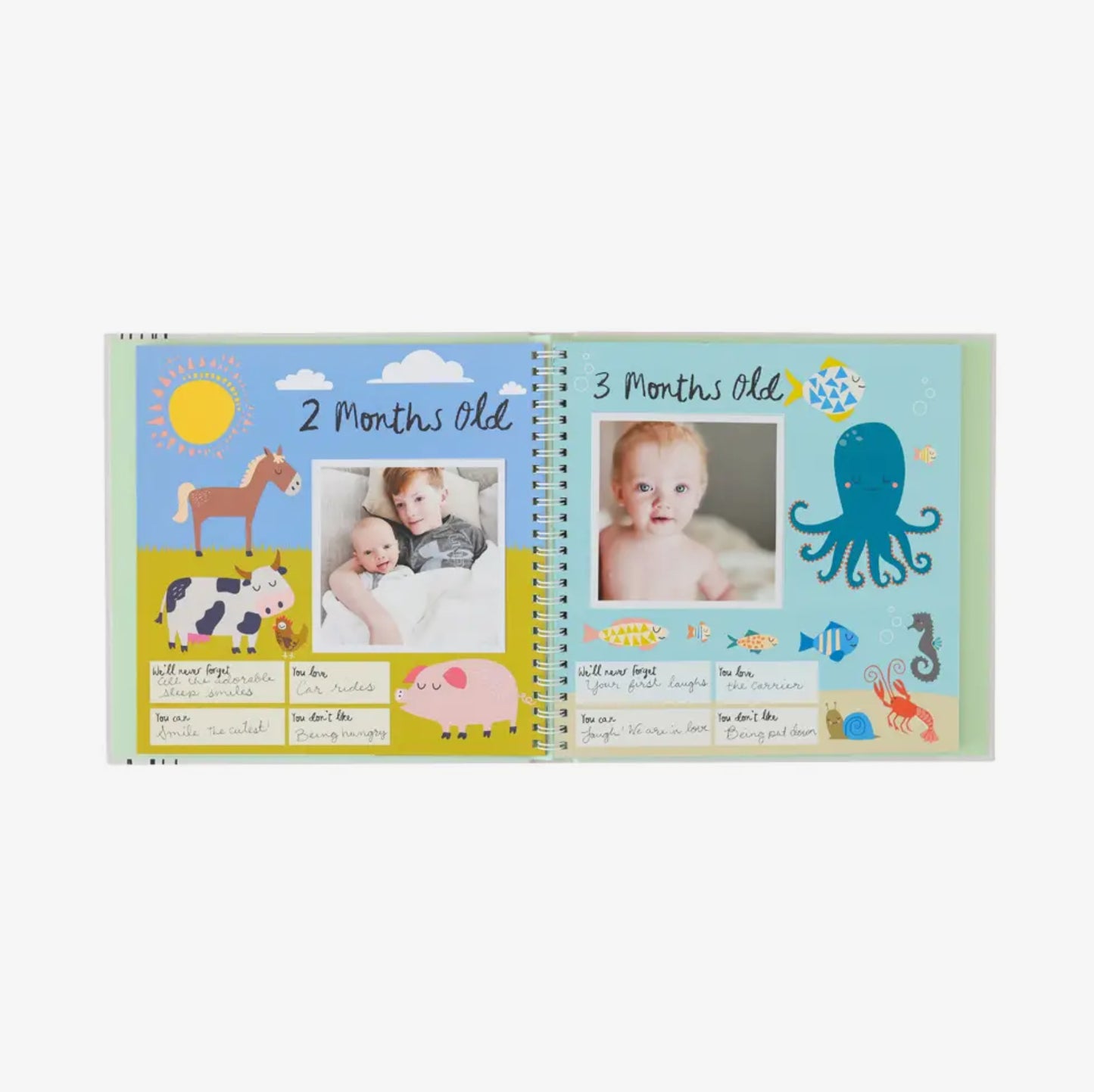 Little Animal Lover Baby Memory Book