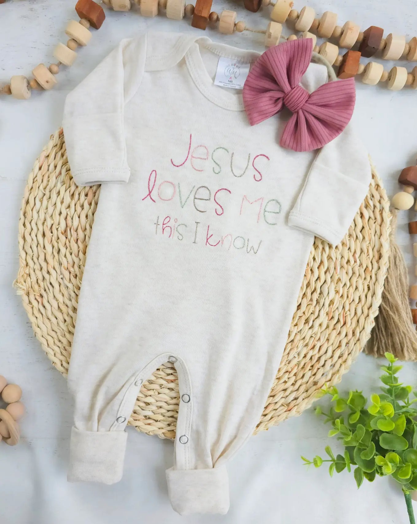 Jesus Loves Me Baby Girl Outfit