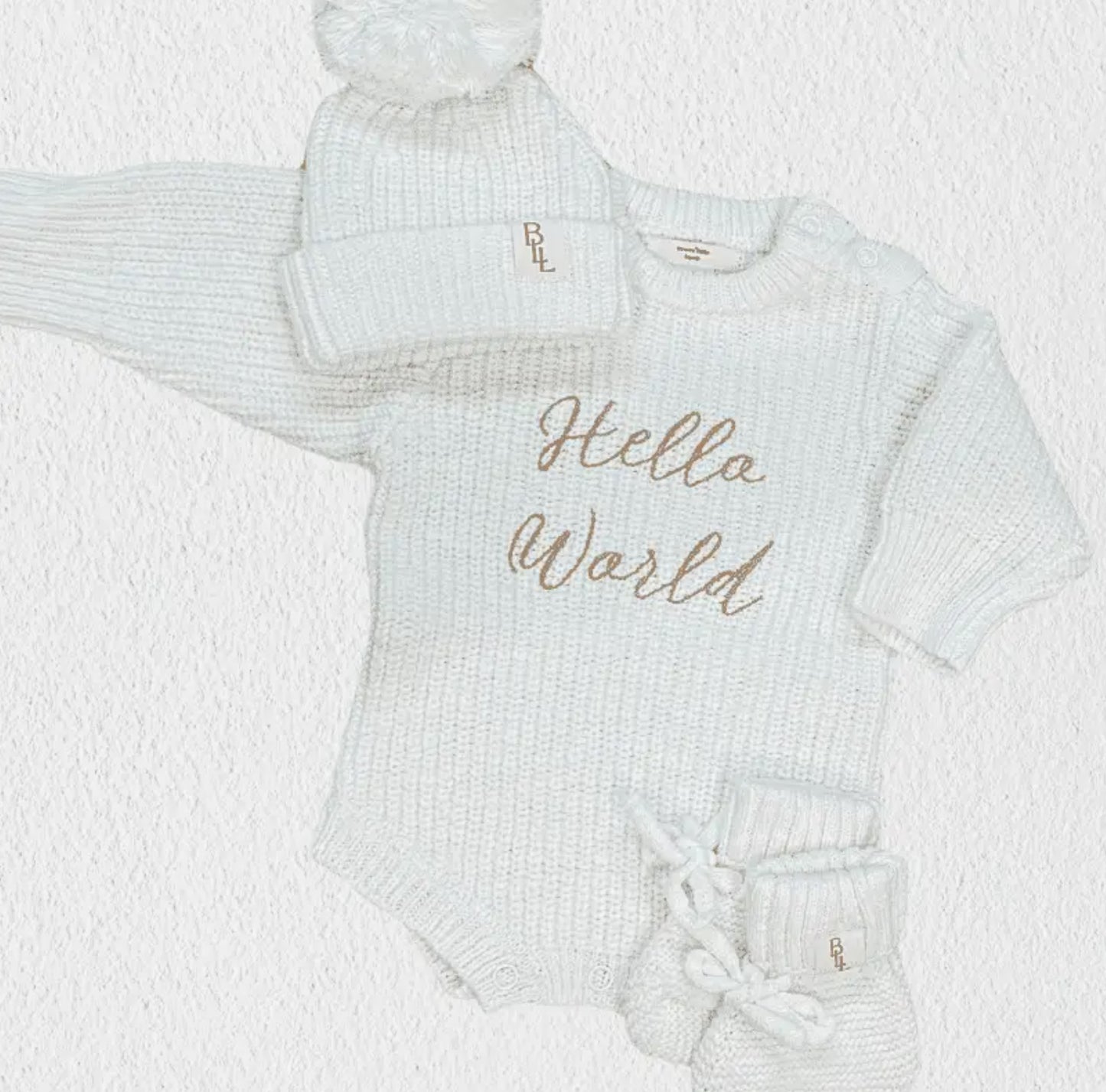 Hello World Coming Home Romper