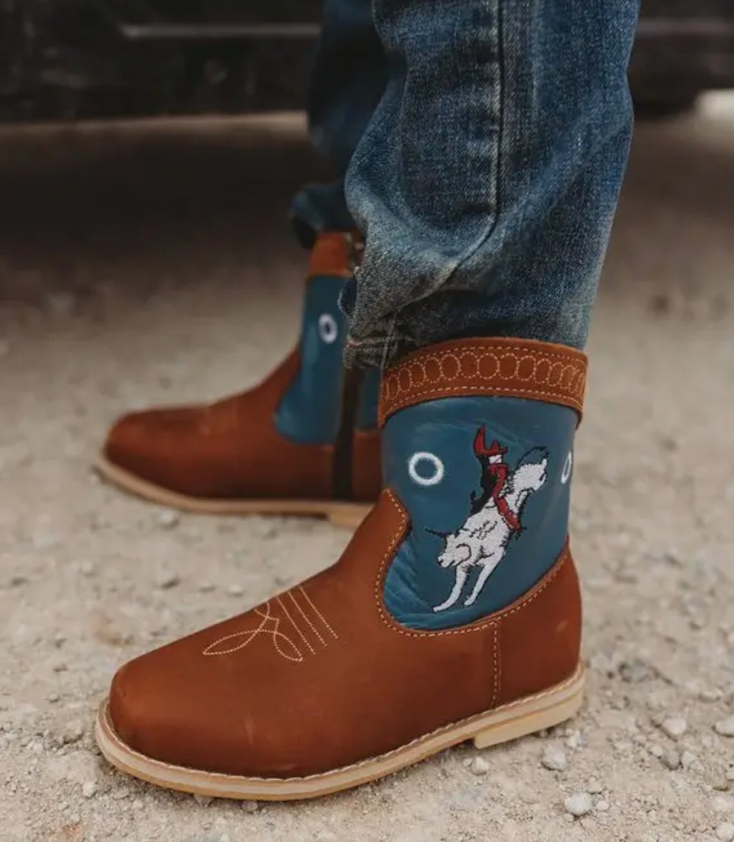 "Colt" Bucking Bull Toddler Boots