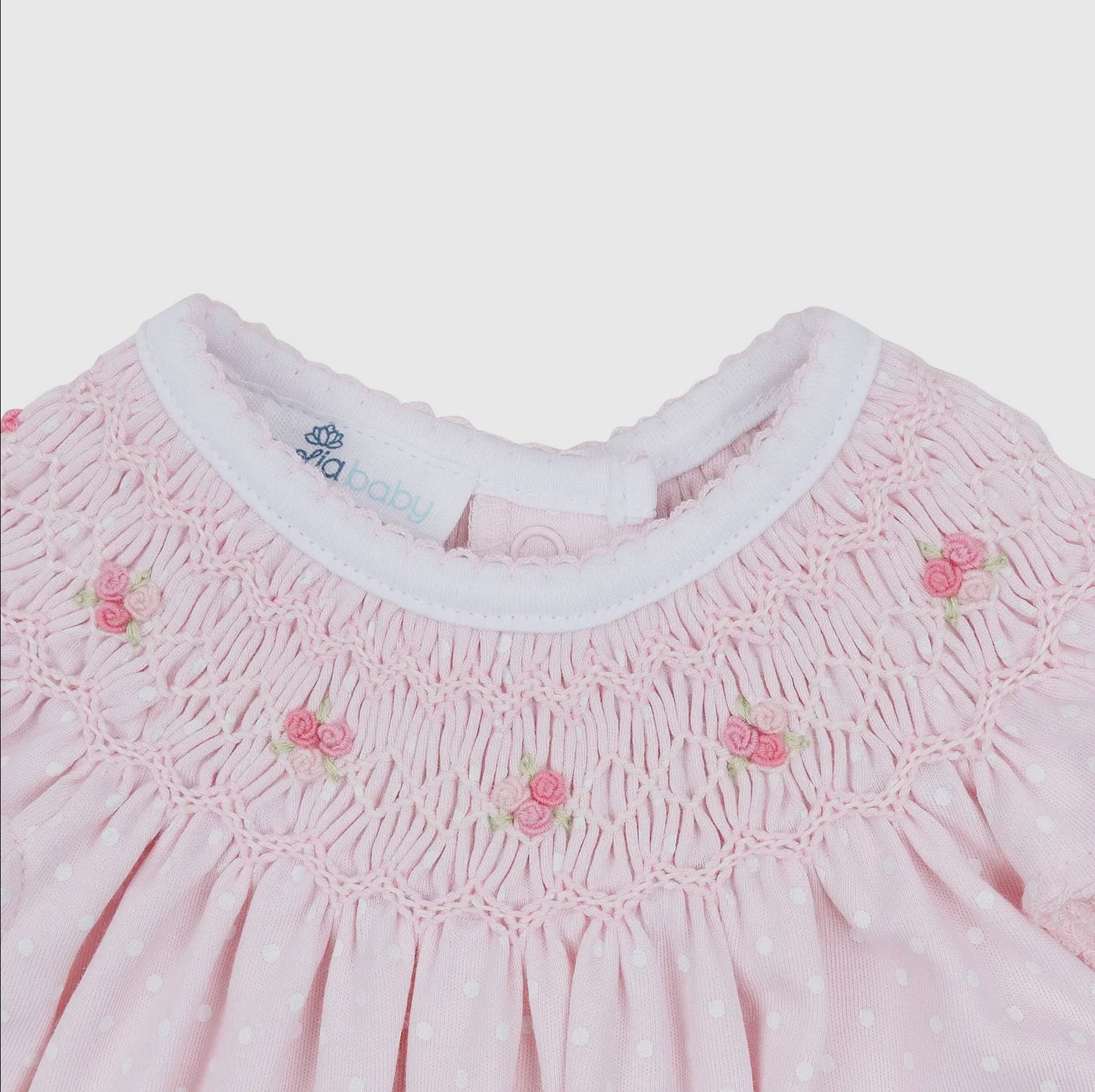Mia's Classics Bishop Short Sleeve Bubble - Pink