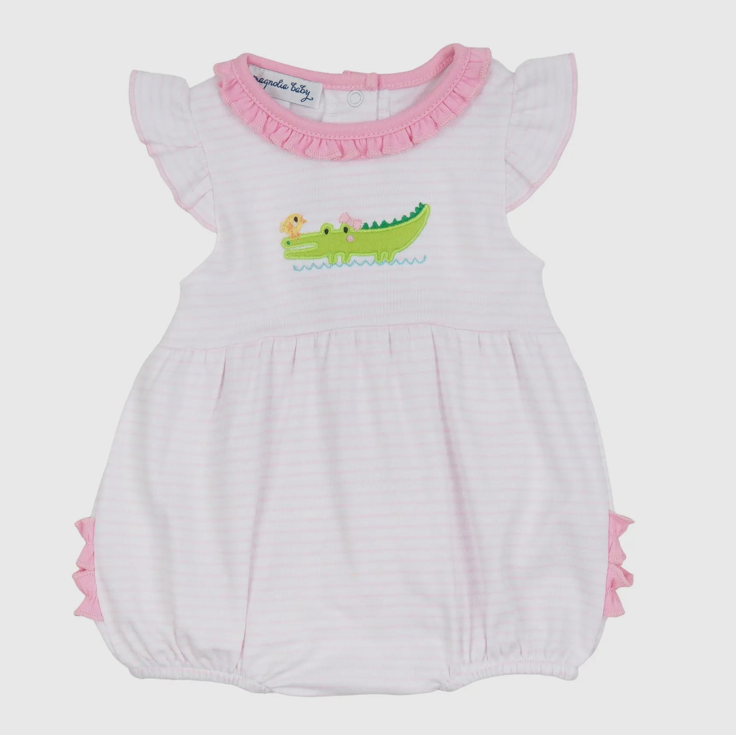 Bayou Babies Applique Bubble - Pink