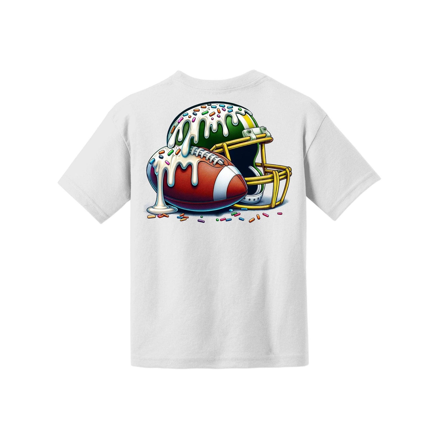 Football Helmet Drip Youth Tee