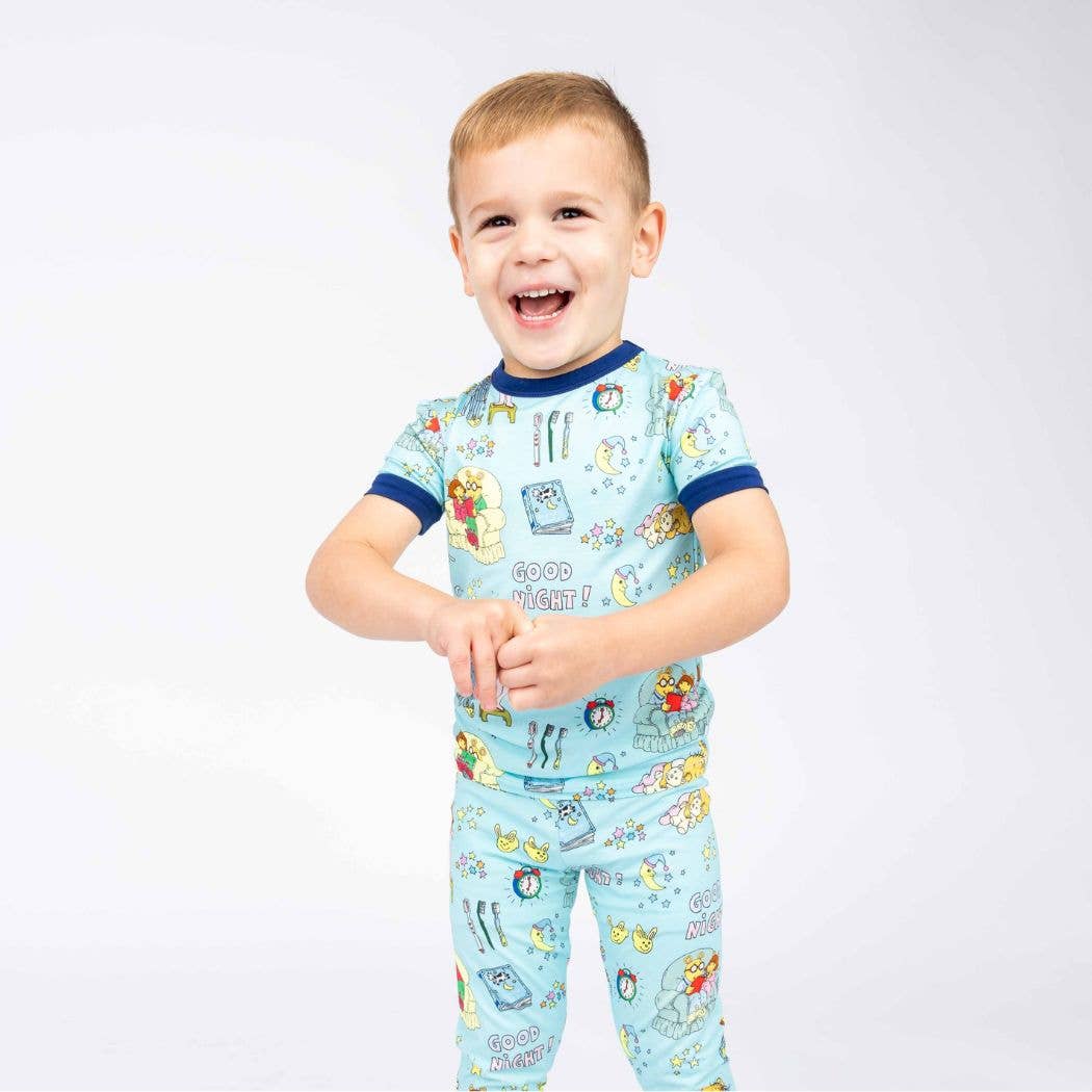 Good Night Arthur™ Bamboo Short Sleeve Kids Pajama Pants Set