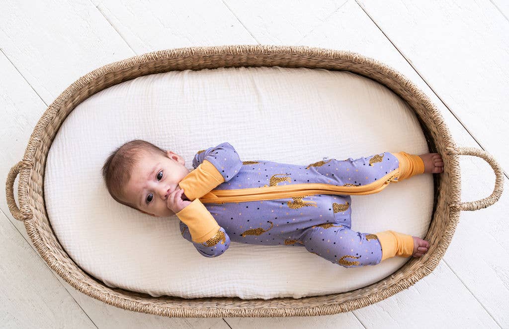 Leopard Bamboo Convertible Footie