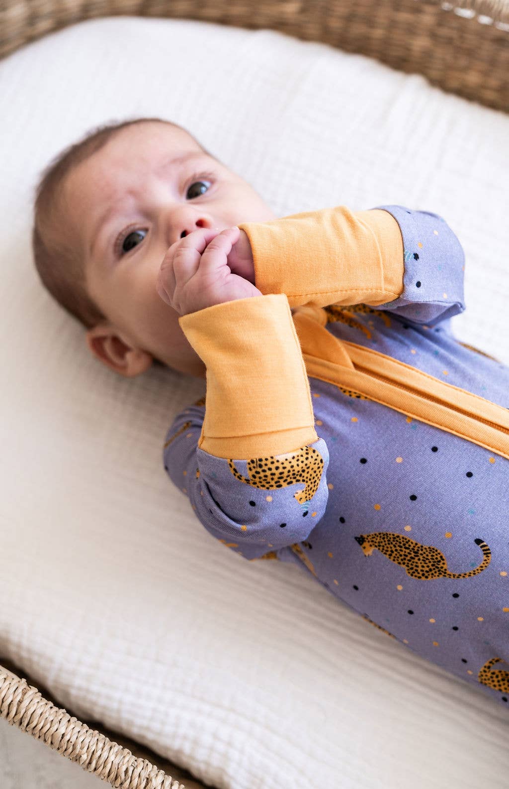 Leopard Bamboo Convertible Footie