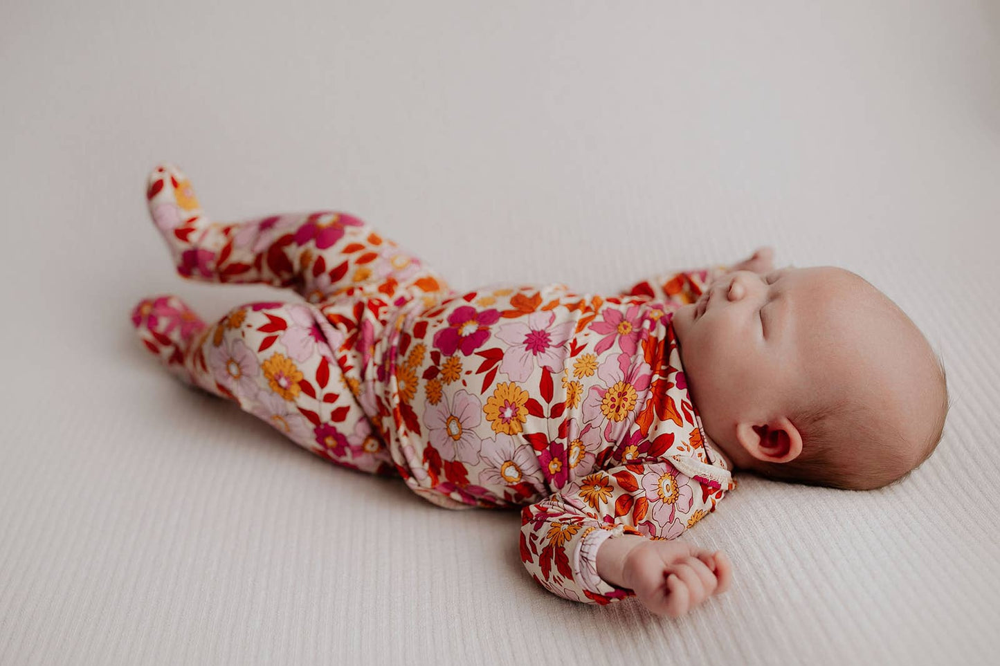 Wild Child Flower Jammies Kids Pjs & Lougewear: Newborn - 3 Montths
