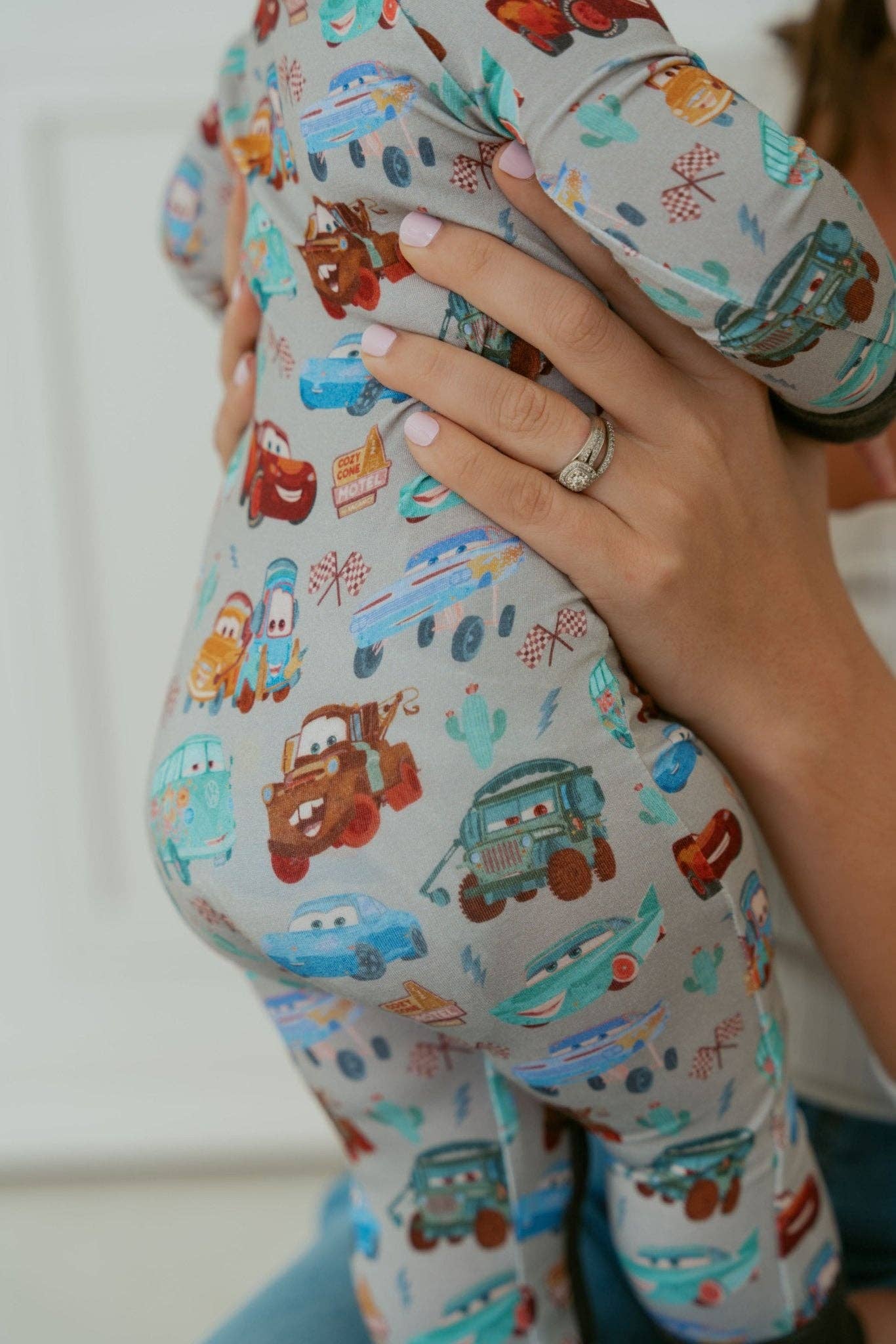 Cars Zipper Romper
