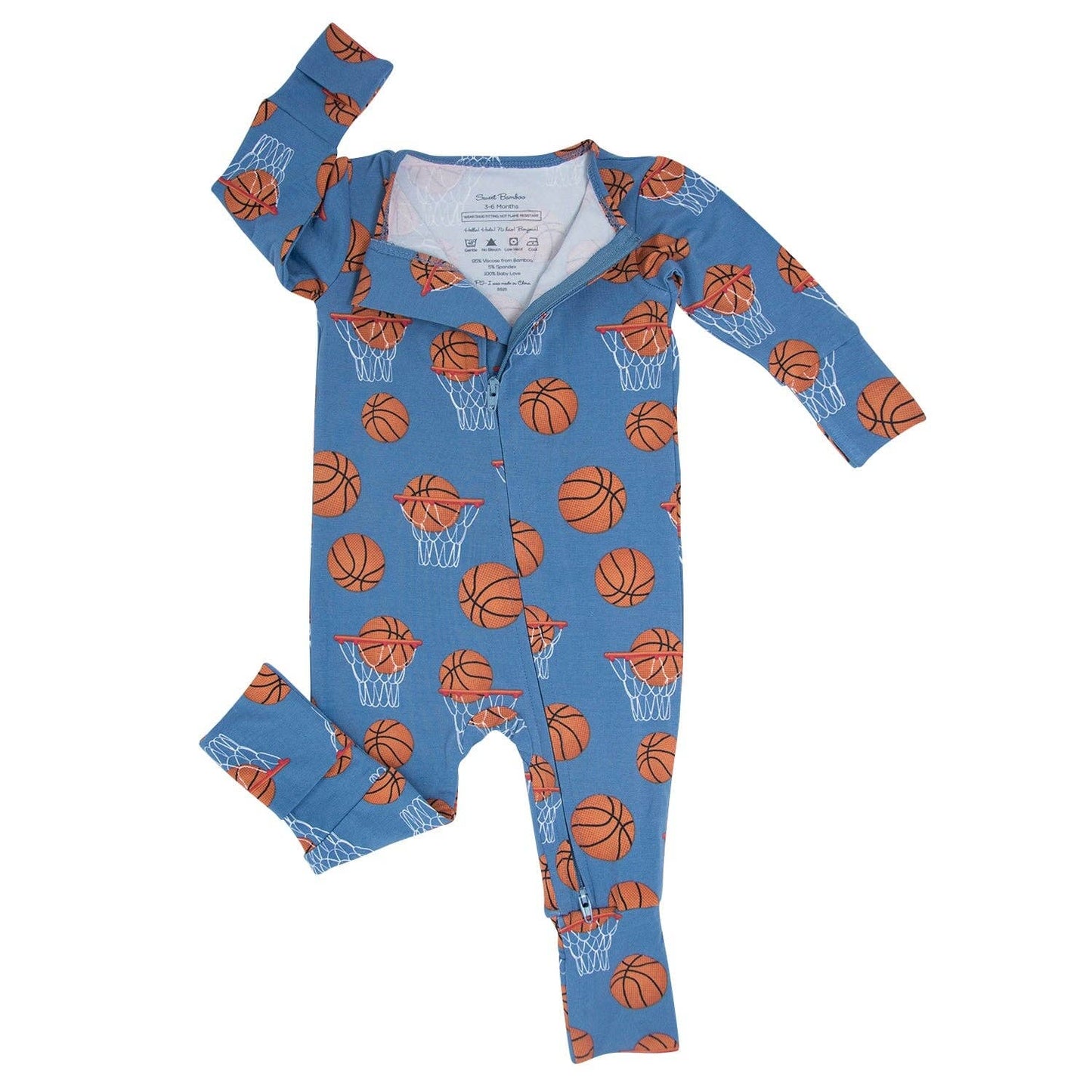 Convertible Romper Basketball Zippy
