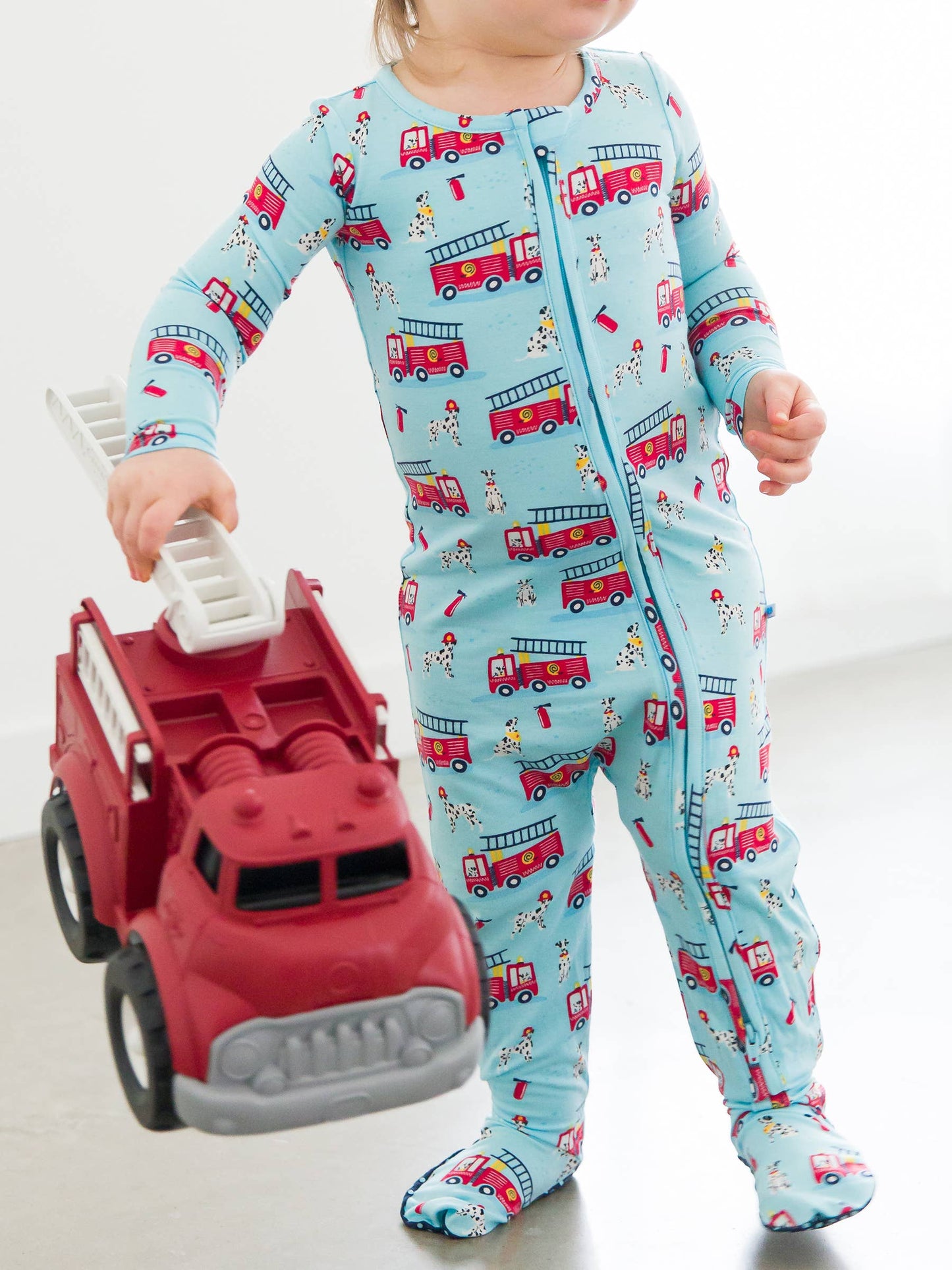 Paws To The Rescue Bamboo Viscose Footed One Piece Pajama