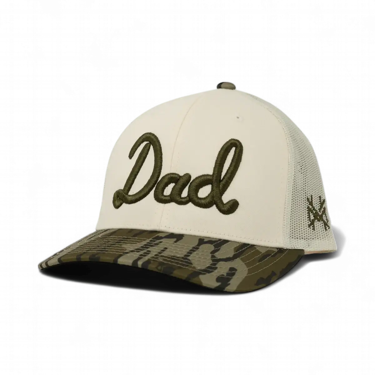 Dad Trucker Hat: Retro Edge/ Natural
