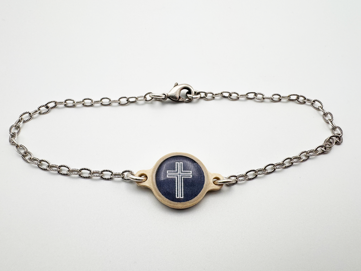 Tap To Pray™ - Survivor Series Handmade Bracelets: Juniper + Cross