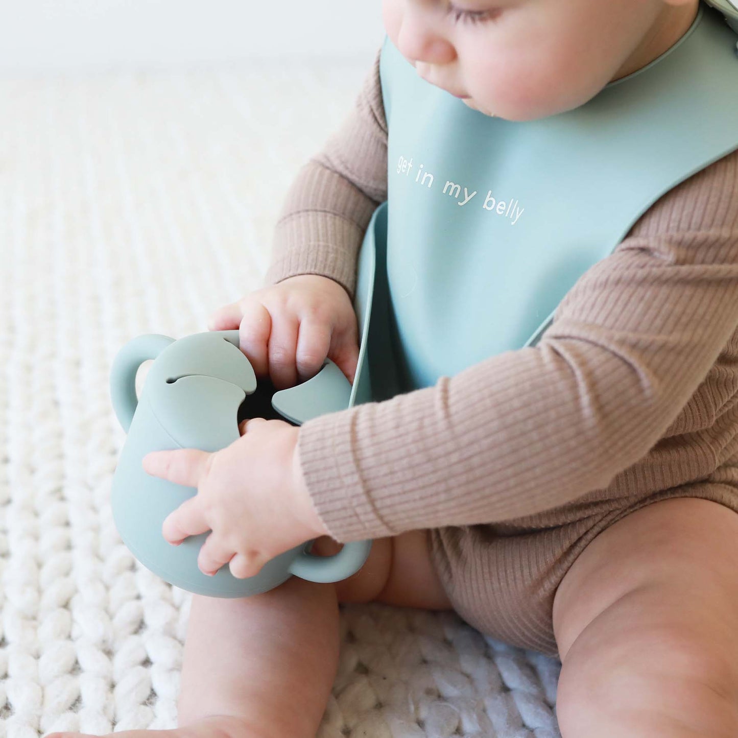 Silicone Snack Cups: Dusty Rose