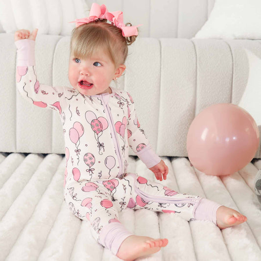 Party Time Convertible Zip Romper | Pink