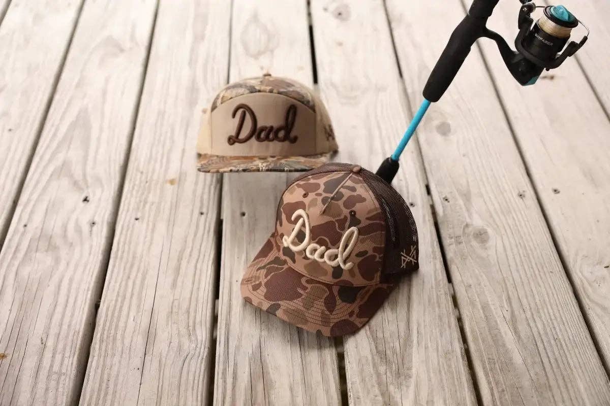 Dad Trucker Hat: Retro Bottomland/Natural