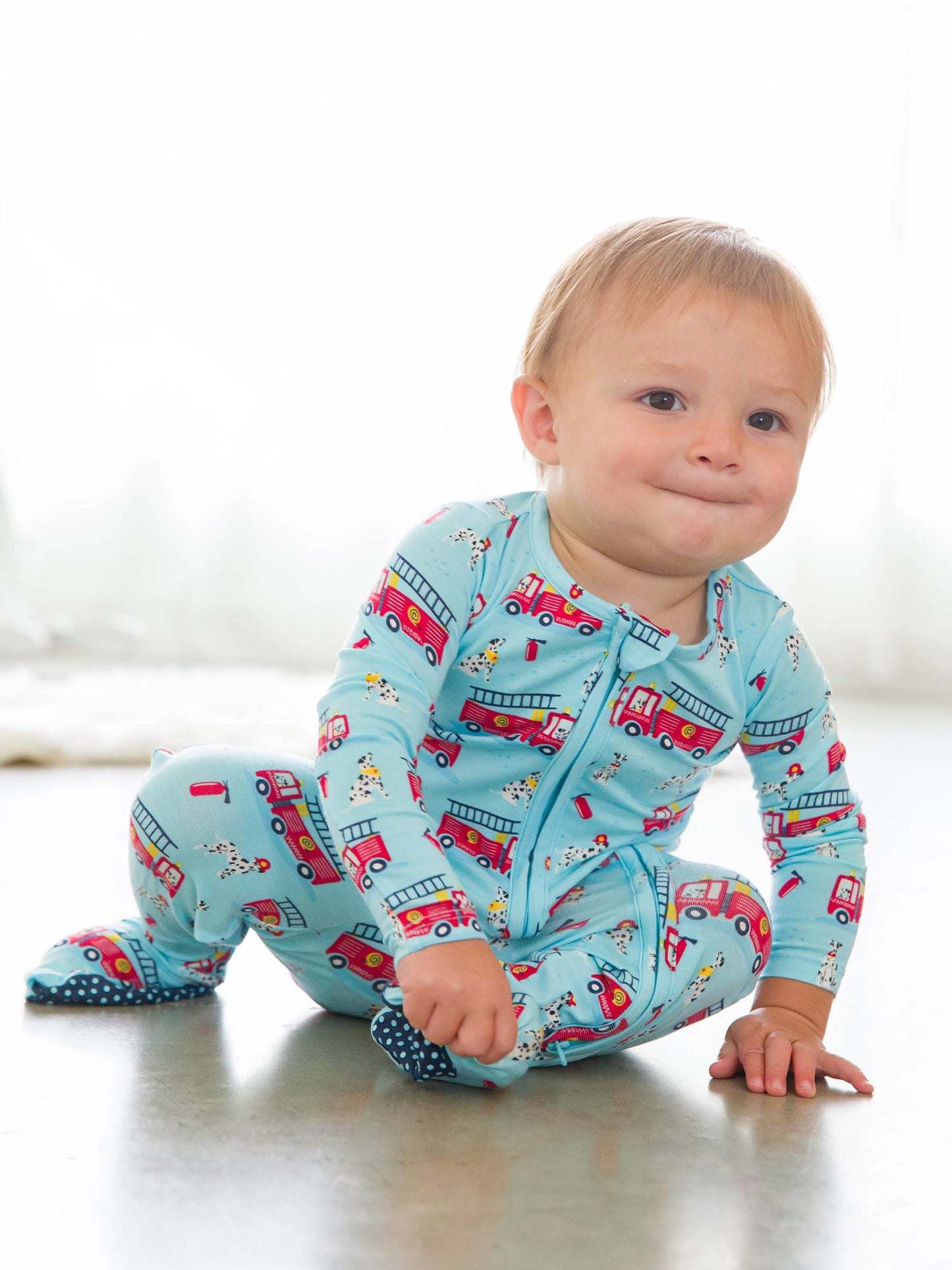 Paws To The Rescue Bamboo Viscose Footed One Piece Pajama