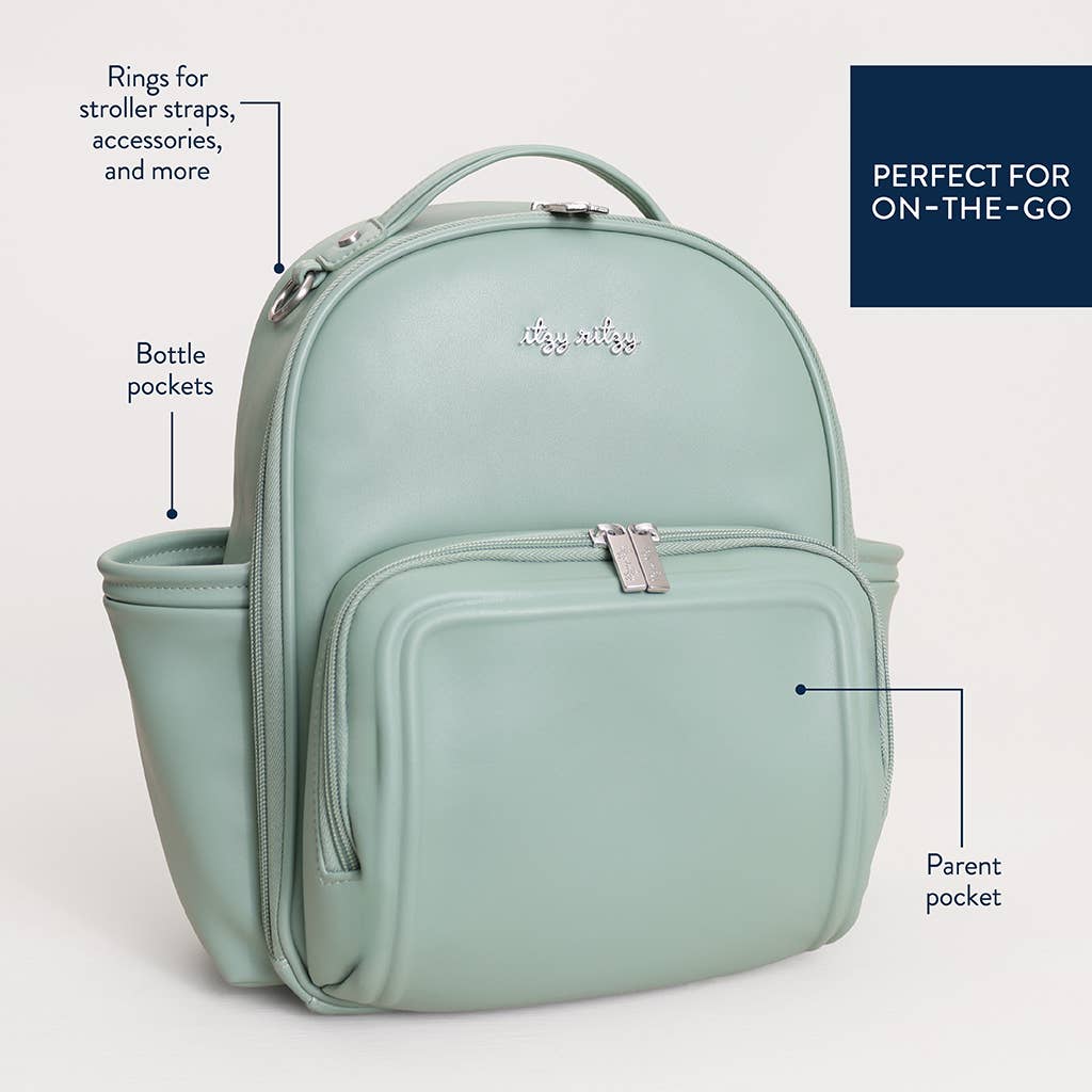Itzy Mini Plus™ - Silly Goose, Sage Backpack