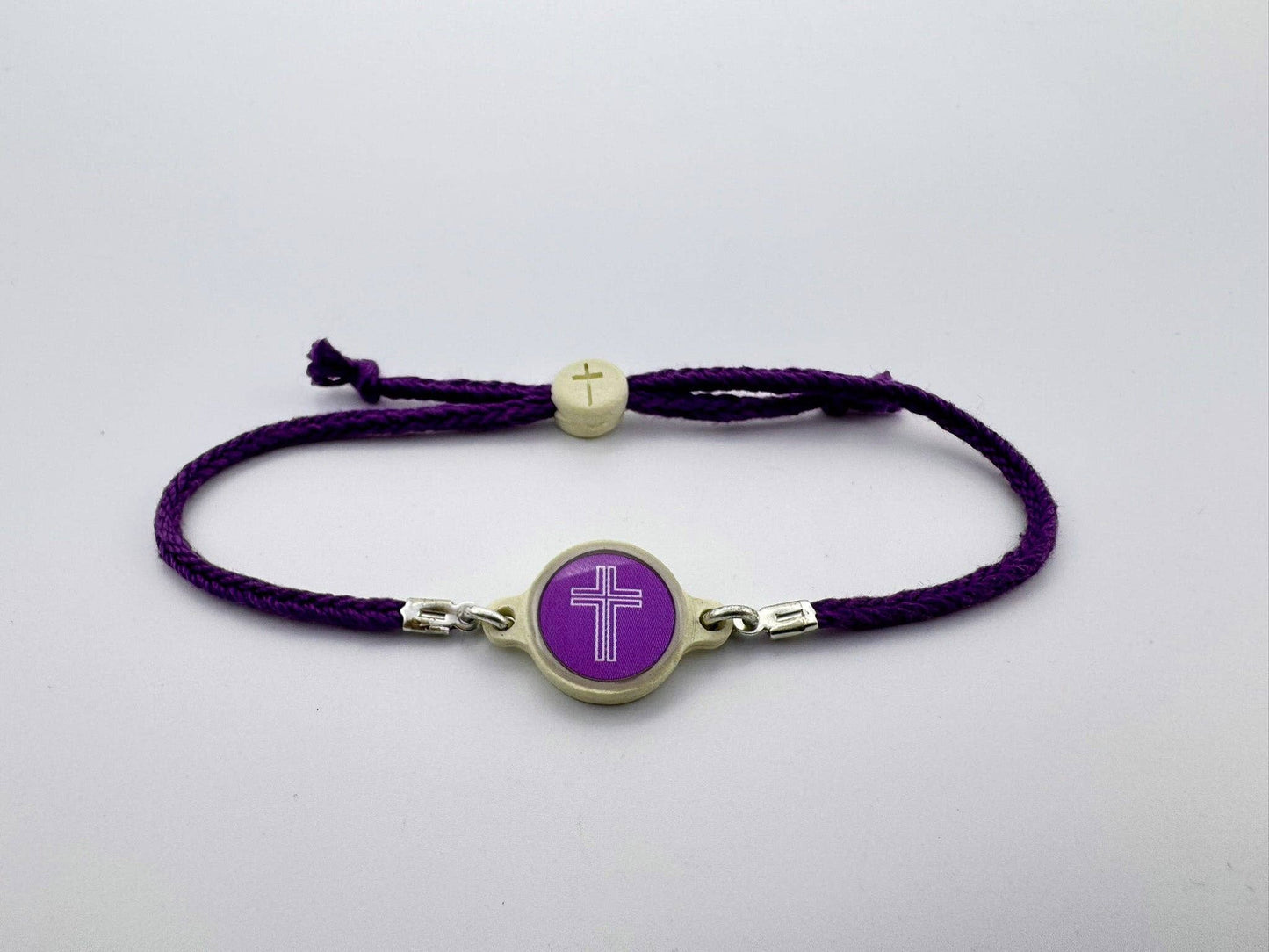 Tap To Pray™ - Survivor Series Handmade Bracelets: Juniper + Cross