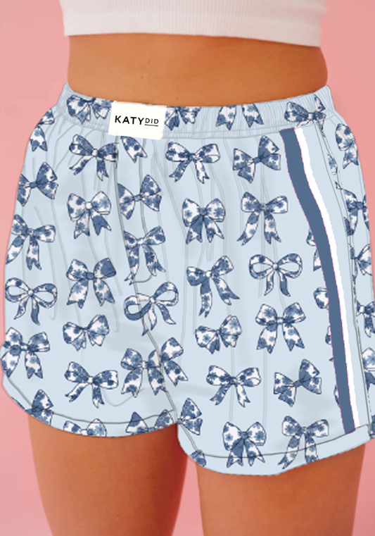 Chinoiserie Coquette Bows Ladies Boxer Shorts