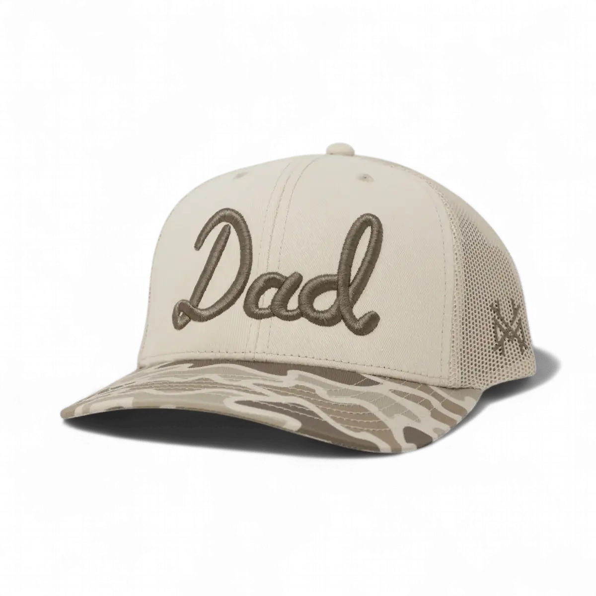 Dad Trucker Hat: Retro Edge/ Natural