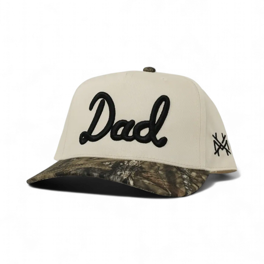 Dad Trucker Hat: Retro Edge/ Natural