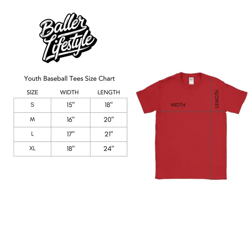 Baller Lifestyle Ice Cream Drip with Bats Youth Tee