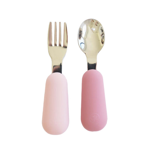 Silicone Silverware Set: Dusty Rose | Mauve