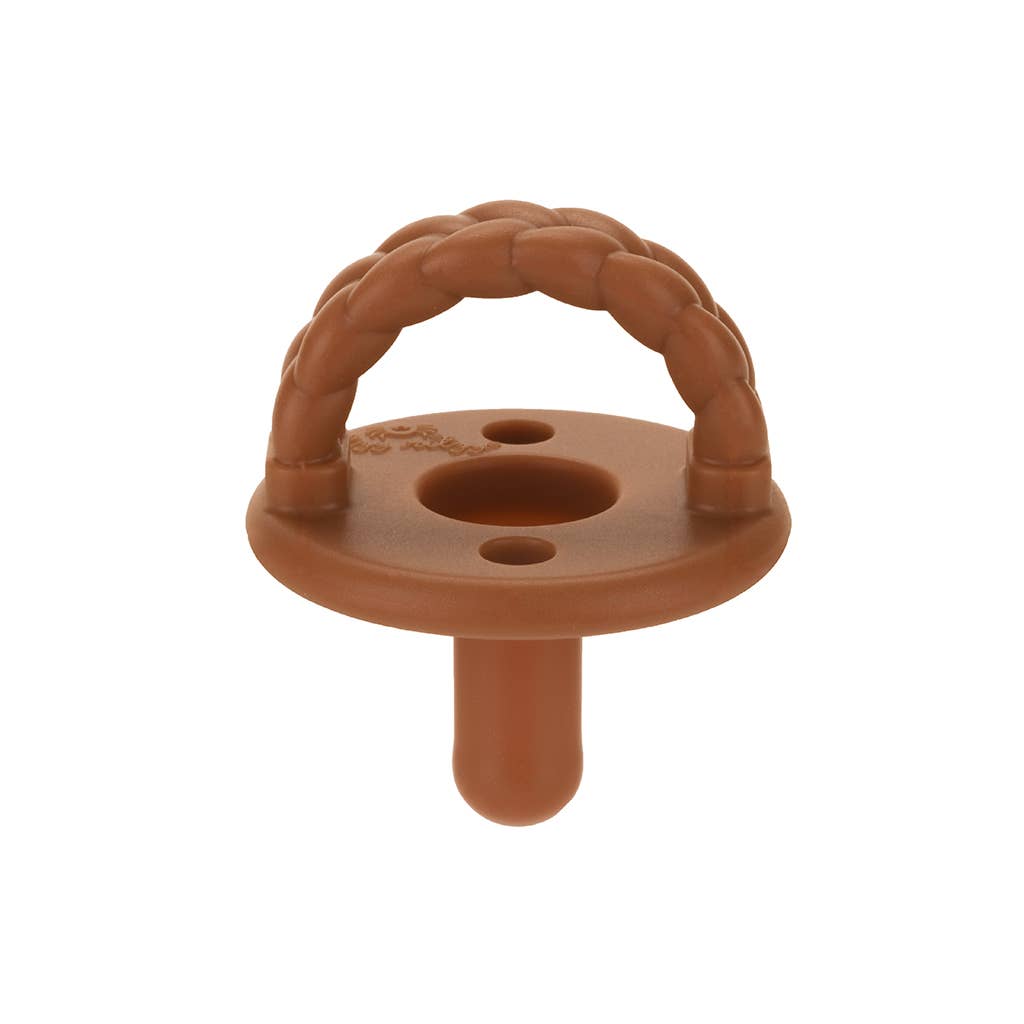 Sweetie Soother™ Silicone Pacifier Set of 3 Coffee & Cream: Coffee & Cream