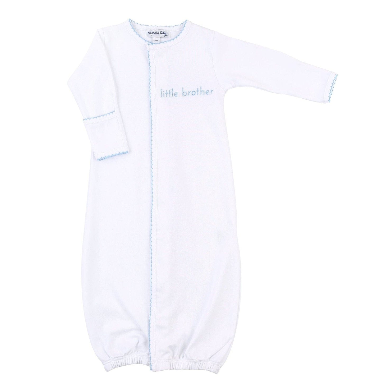 Little Brother Embroidered Converter: Newborn