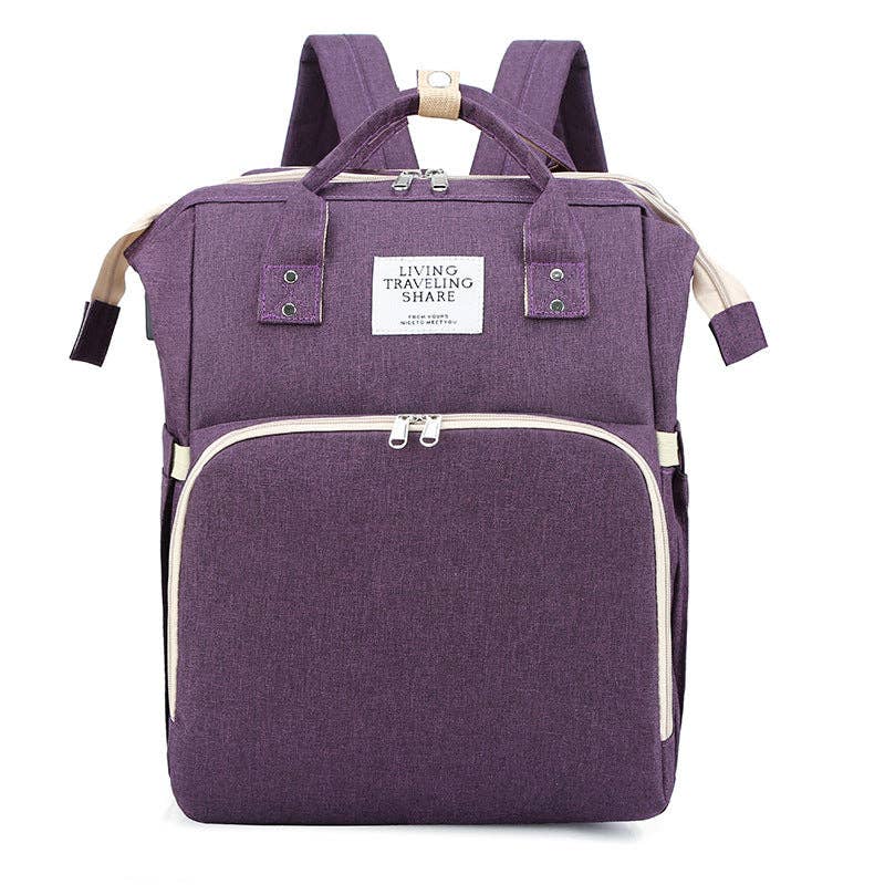 Cross-Border New Bed Bag One Mommy Bag: Grey