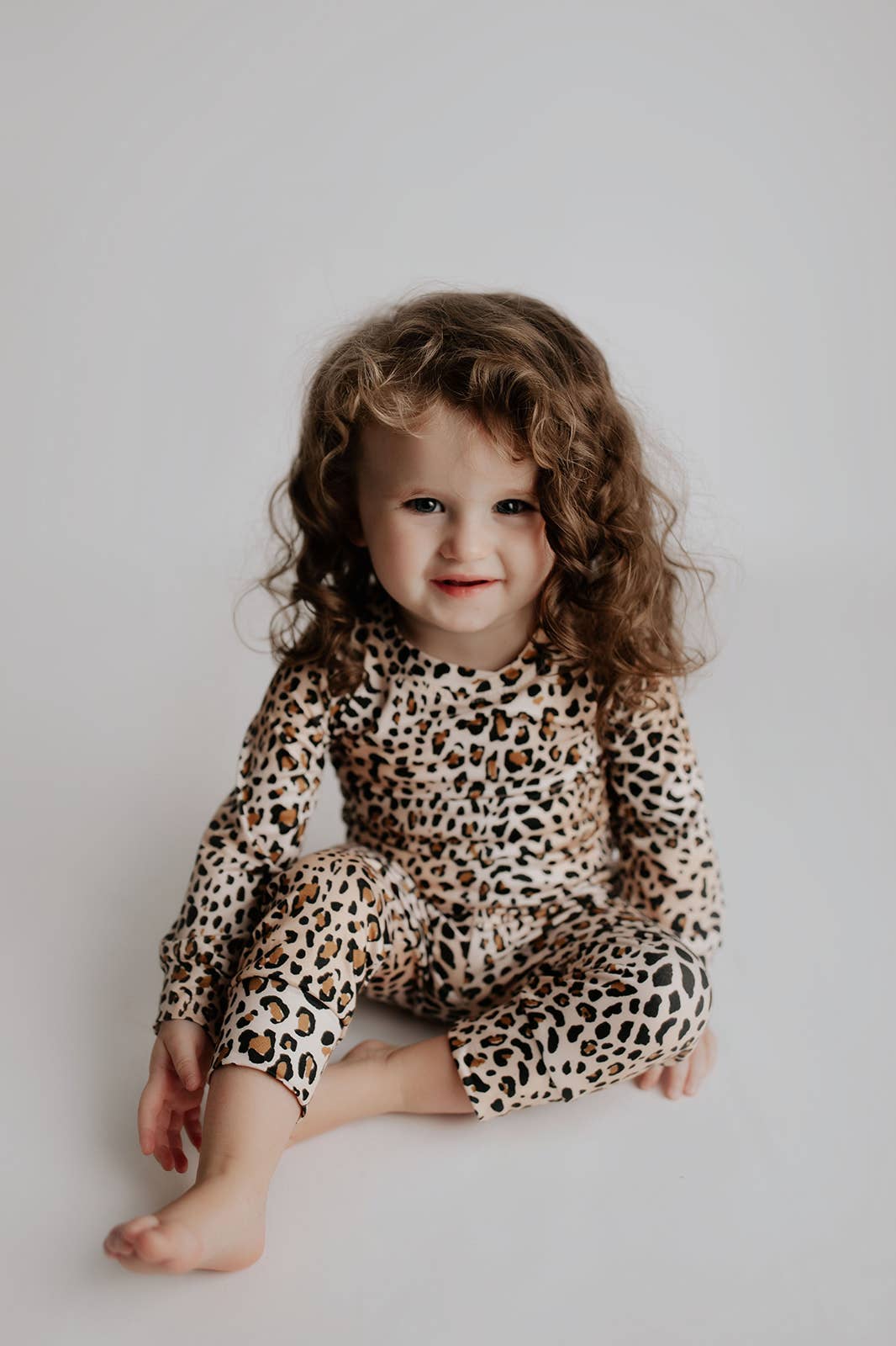 Leopard Jammies Kids Pjs and Lougewear: Newborn - 3 Montths