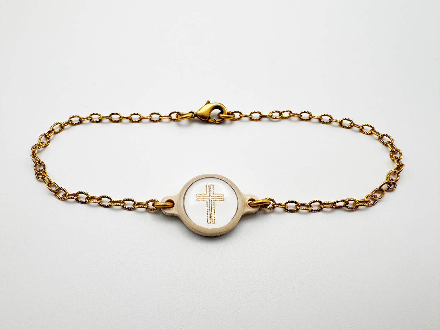 Tap To Pray™ - Survivor Series Handmade Bracelets: Juniper + Cross