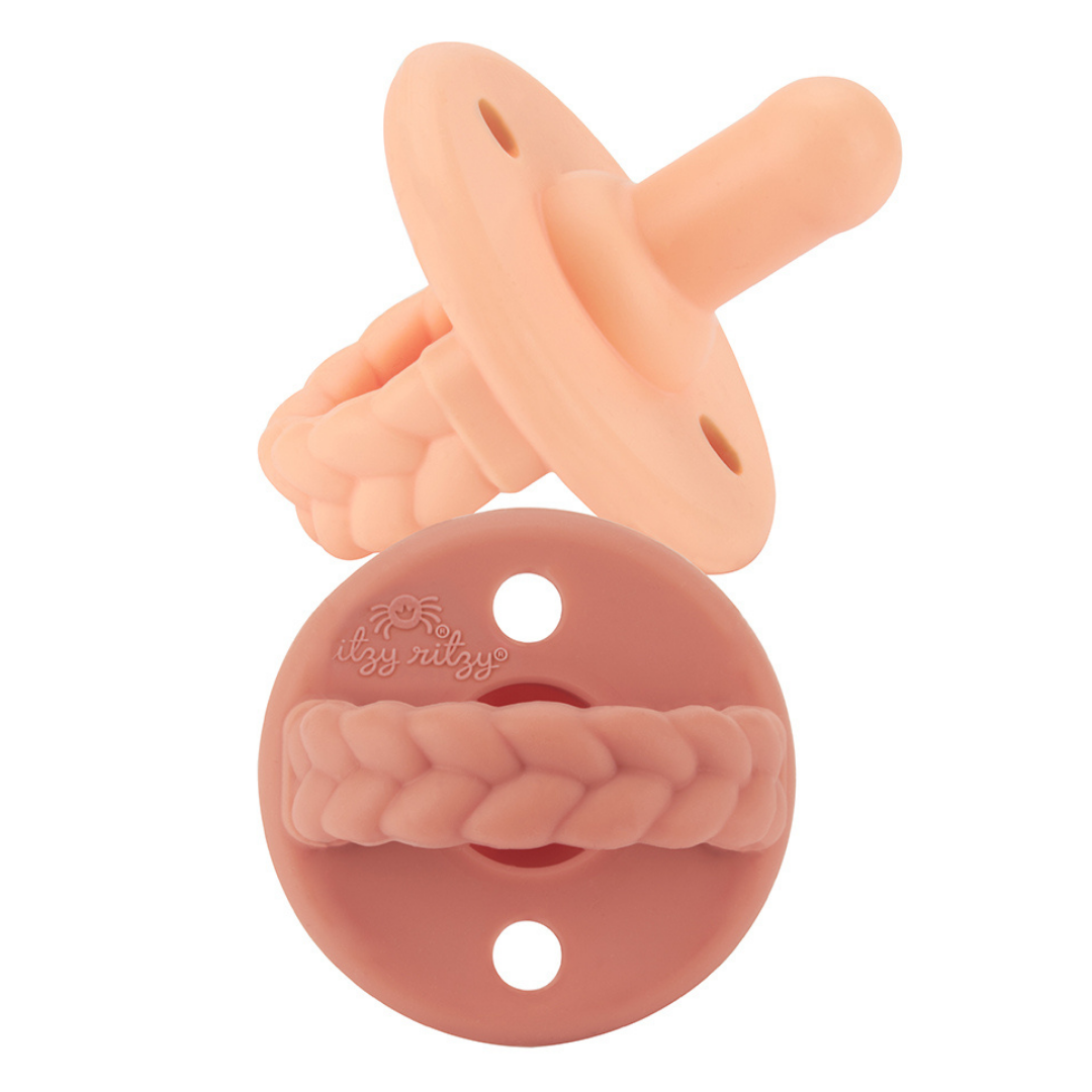 Sweetie Soother™ Pacifier Sets (2-pack): Pink Bows