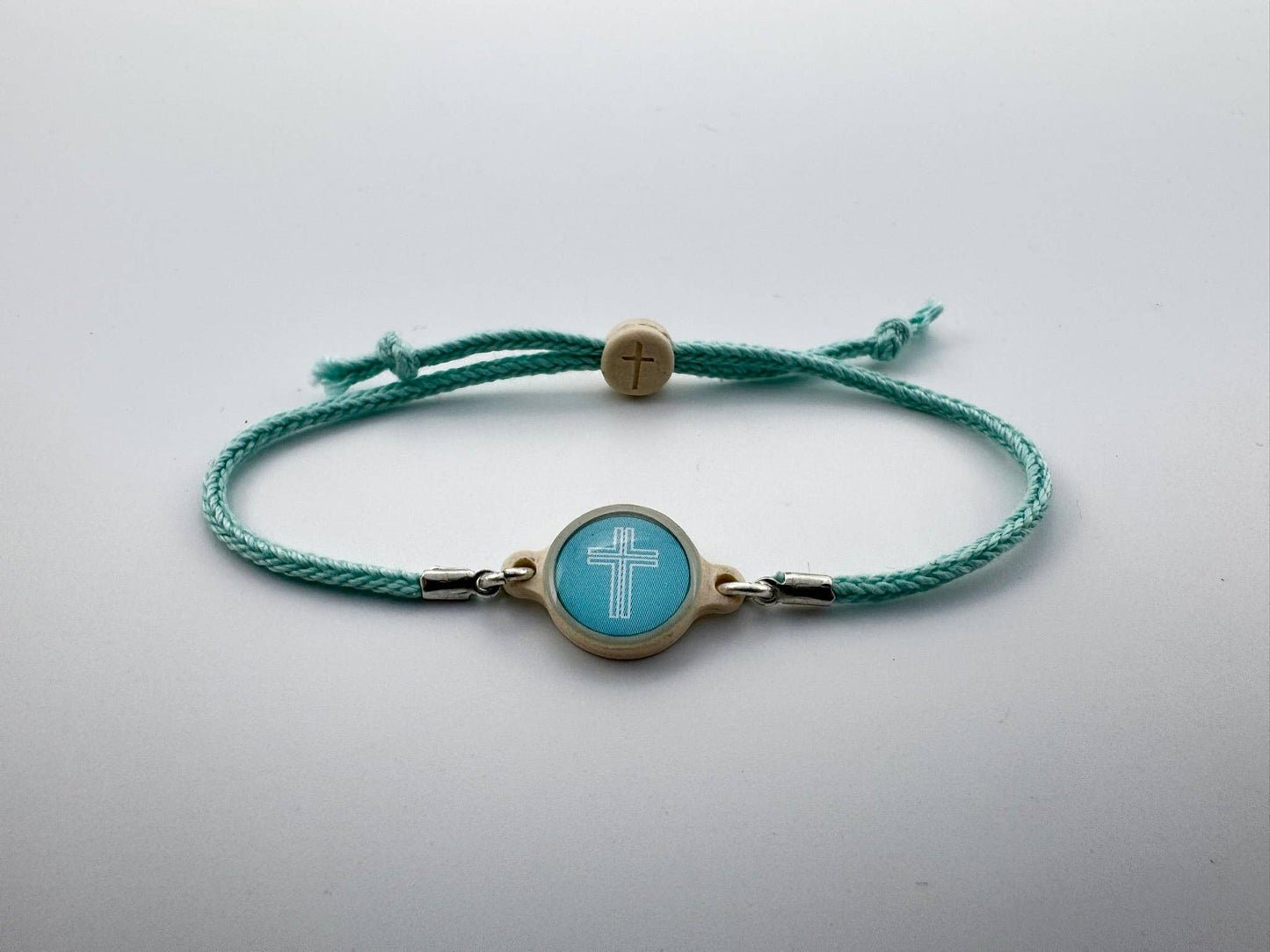 Tap To Pray™ - Survivor Series Handmade Bracelets: Juniper + Cross