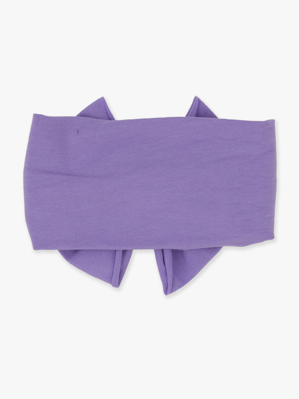 Girls Wisteria Purple Big Bow Headband: Purple / One Size