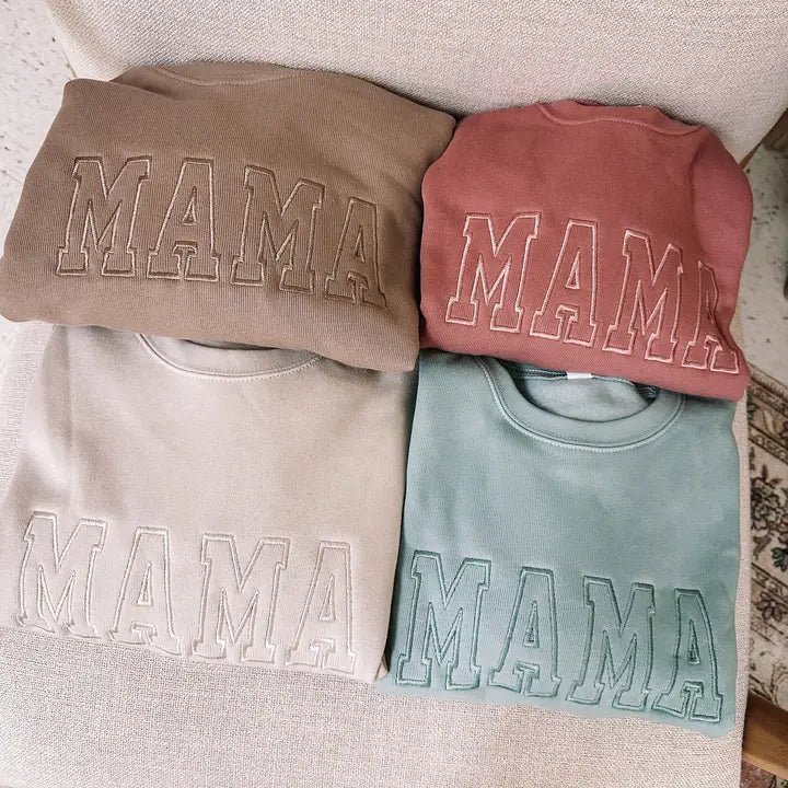 Embroidered MAMA Sweatshirt