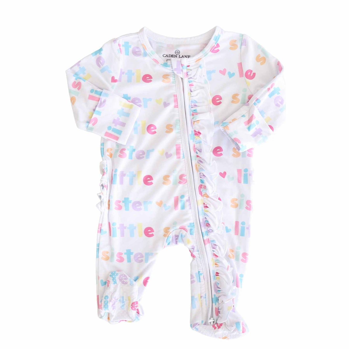 Little Brother Zipper Footie