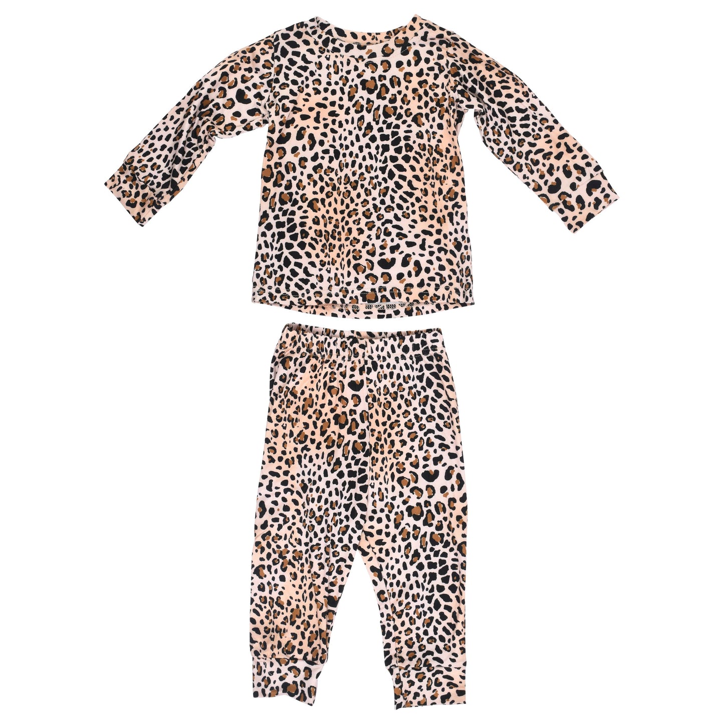 Leopard Jammies Kids Pjs and Lougewear: Newborn - 3 Montths