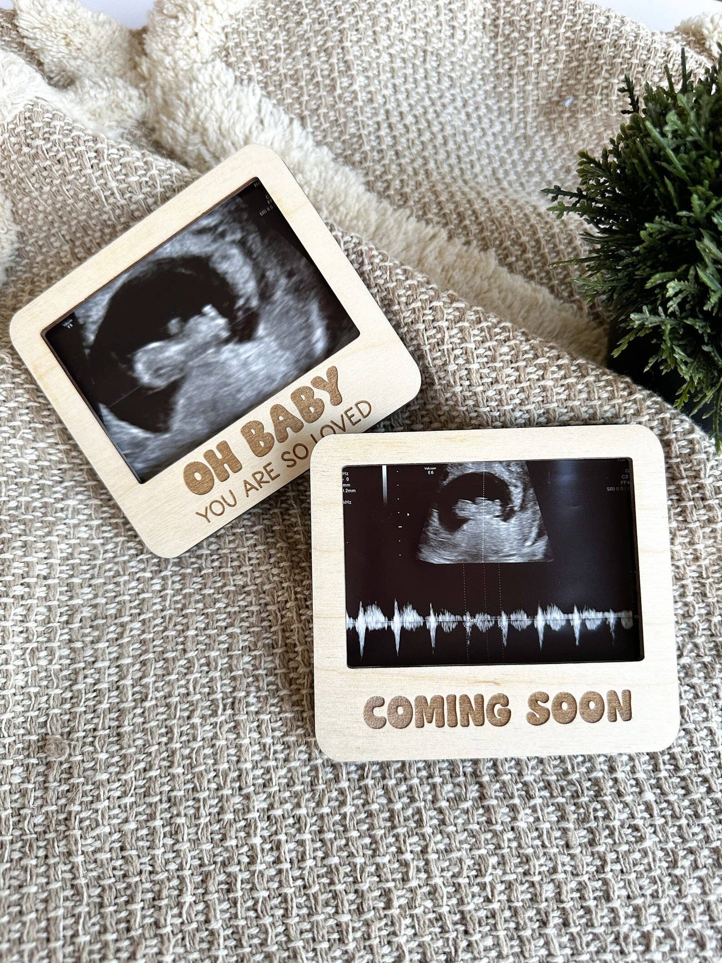 Ultrasound Photo Frame: Our Rainbow After The Storm