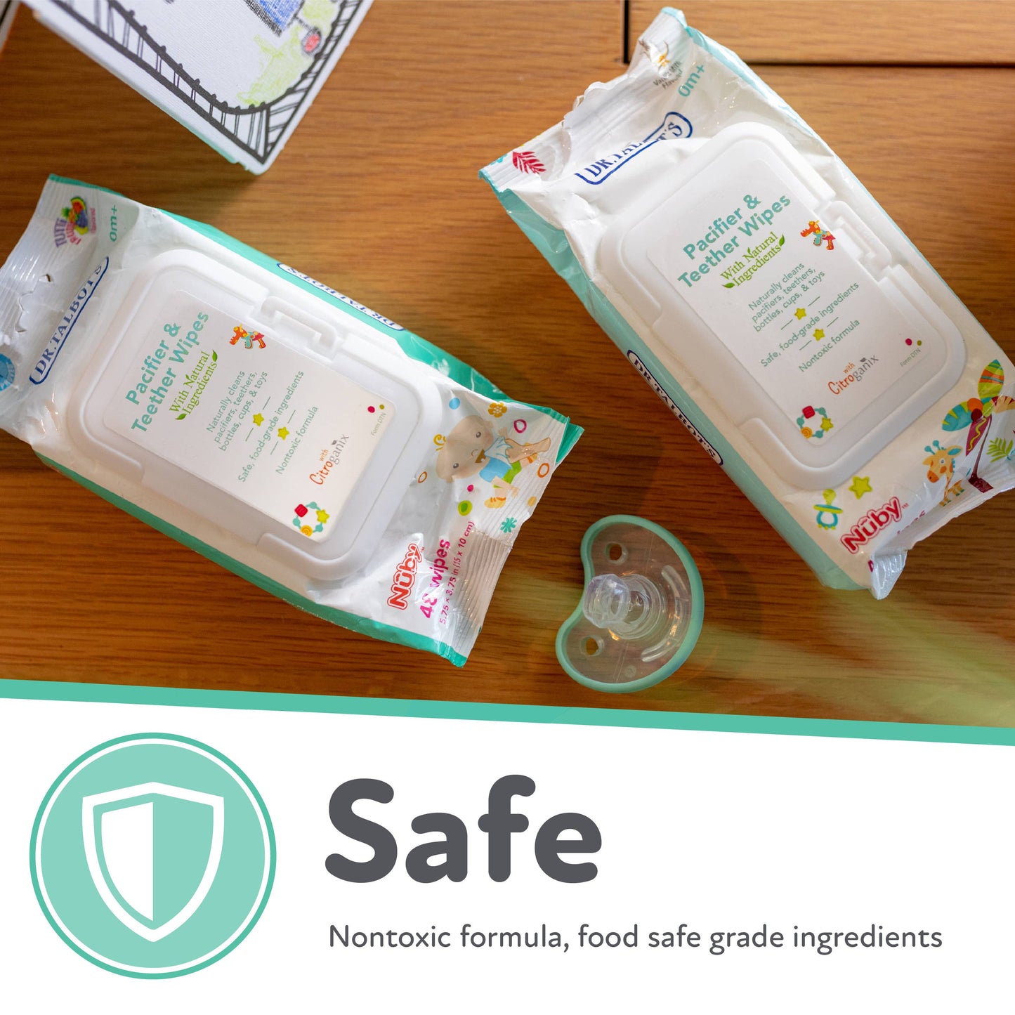 Pacifier and Teether Wipes, Vanilla Milk Flavor