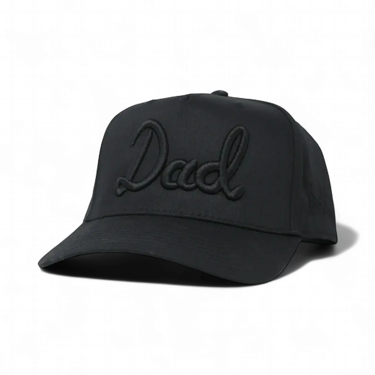 Dad Trucker Hat: Flat Bill Field Camo/Natural